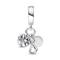Charm Pandora Donna Pandora Moments in Argento Zirconia 792201C01 - 792201C01